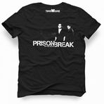 Tshirthane Prison Break After Show Siyah Erkek T-shirt