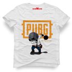 Tshirthane Pubg Dap Beyaz Erkek T-shirt