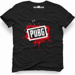 Tshirthane Pubg Dinner Siyah Erkek T-Shirt - XL