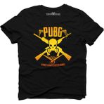 Tshirthane Pubg Gun Mask Winner Soldier Siyah Erkek T-Shirt - XL