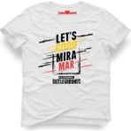 Tshirthane Pubg Lets Go Miramar Kırmızı Erkek T-Shirt