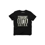 Tshirthane Pubg Straight Outta Pochinki Siyah Erkek T-shirt