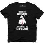Tshirthane Pubg Stupid Shirt Siyah Erkek T-Shirt - XL