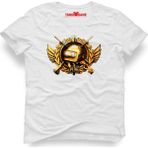 Tshirthane Pubg Up Level Beyaz Erkek T-Shirt - XL