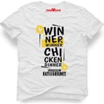 Tshirthane Pubg winner Erkek T-Shirt - L - Beyaz