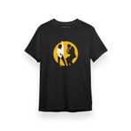 Tshirthane Pulp Fiction Circle Dance Minimal Siyah Kısa Kol Erkek T-shirt