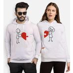 Tshirthane Puzzle Heart Sevgili Kombinleri Kapüşonlu Kombini, Erkek, 3XL, N11PTTSV20KP328-Tek Ürün Fiyatıdır, Kombin Yapmak İçin En Az 2 Adet Sepete Ekleyiniz