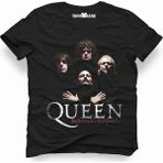 Tshirthane Queen Bohemian Rhapsody Siyah Erkek T-shirt