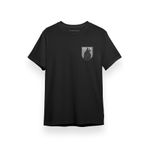 Tshirthane Ragnarok Fenrir Logo Siyah Kısa Kol Erkek T-shirt