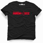 Tshirthane Rainbow 6 Siege Siyah Erkek T-shirt
