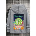 Tshirthane Rick and Morty Baskılı Unisex Sweatshirt