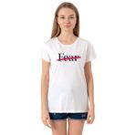 Tshirthane Rolling Quartz Fearless Beyaz Kadın Bisikletyaka T-shirt