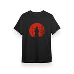Tshirthane Rurouni Kenshin Retro Vintage Siyah Kısa Kol Erkek T-shirt