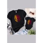 Tshirthane Sarı Kırmızı Aslan Baba Oğul Kız Tek Ürün Fiyatıdır Kombin Yapmak Için En Az 2 Adet Sepete Ekleyiniz - 12 - 15 Ay - Siyah
