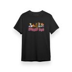Tshirthane Scooby Doo Team Heads Logo Siyah Kısa Kol Erkek T-shirt