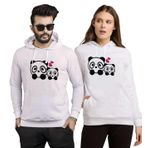 Tshirthane Sevimli Pandalar Sevgili Kombinleri Kapüşonlu Kombini, Kadın, XL-Tek Ürün Fiyatıdır, Kombin Yapmak İçin En Az 2 Adet Sepete Ekleyiniz