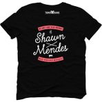 Tshirthane Shawn Mendes Best Mistakes Siyah Erkek T-shirt