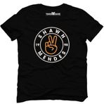 Tshirthane Shawn Mendes Peace 1998 logo Siyah Erkek T-shirt