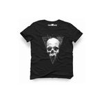 Tshirthane Skull Triangle Siyah Erkek T-shirt
