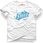 Tshirthane Slurp Juice Beyaz Erkek T-Shirt - XL