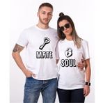 Tshirthane Soul Mate Anahtar 2'li Sevgili T-shirt