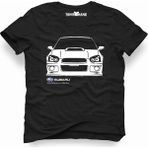 Tshirthane Subaru Siyah Erkek T-Shirt - M