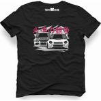 Tshirthane Subaru Vs Evo Siyah Erkek T-Shirt - M