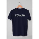 Tshirthane Tamam #Tamam Lacivert Erkek T-Shirt - XL