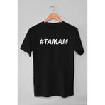 Tshirthane Tamam #Tamam Siyah Erkek T-Shirt