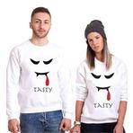 Tshirthane Tasty Sevgili Kombinleri Sweatshirt Kombini, Kadın, L-Tek Ürün Fiyatıdır, Kombin Yapmak İçin En Az 2 Adet Sepete Ekleyiniz