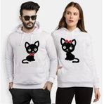 Tshirthane Tatlı Kedicik 2'li Sevgili Sweatshirt