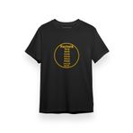 Tshirthane Teen Titans Üyeleri Siyah Kısa Kol Erkek T-shirt