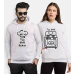 Tshirthane The Bun Baker 2'li Sevgili Sweatshirt