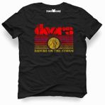Tshirthane The Doors Riders On The Storm Siyah Erkek T-shirt
