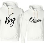 Tshirthane The King Queen 2'li Sevgili Sweatshirt