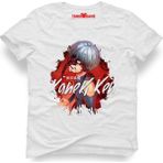 Tshirthane Tokyo Ghoul Kaneki Beyaz Erkek T-Shirt - XS