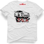 Tshirthane Toyota Supra Jza80 Beyaz Erkek T-Shirt - M