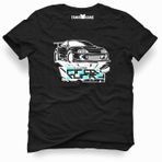 Tshirthane Toyota Supra jza80 Siyah Erkek T-shirt
