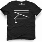 Tshirthane Türk Boyları Alkaevli Siyah Erkek T-Shirt - XS