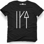 Tshirthane Türk Boyları Bayat Siyah Erkek T-Shirt