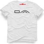 Tshirthane Türk Boyları Karaevli Beyaz Erkek T-Shirt - XL
