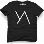 Tshirthane Türk Boyları Yiva İva Siyah Erkek T-Shirt - XL