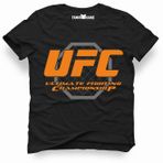 Tshirthane Ufc Ultimate Fighting Championship Siyah Erkek Tshirt