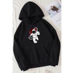 Tshirthane Unisex Astronot Baskılı Sweatshirt