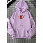 Tshirthane Unisex Evren Temalı Baskılı Sweatshirt