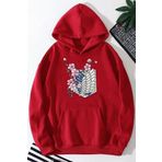 Tshirthane Unisex Flowers Baskılı Sweatshirt