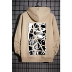 Tshirthane Unisex Skullcracked Baskılı Sweatshirt
