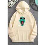 Tshirthane Unisex T-Rex Baskılı Sweatshirt