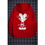 Tshirthane Unisex Usual Suspect Sırt Baskılı Sweatshirt