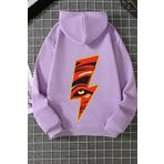 Tshirthane Unisex Yıldırım Baskılı Sweatshirt